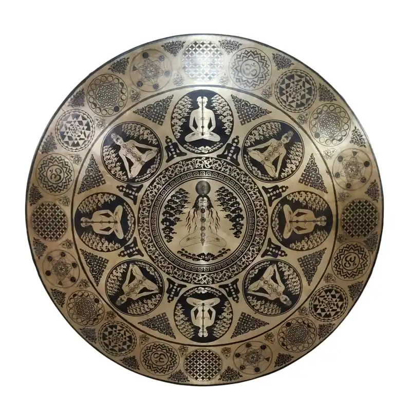 Gong en bronze Chau de Samadhi Yoga Man