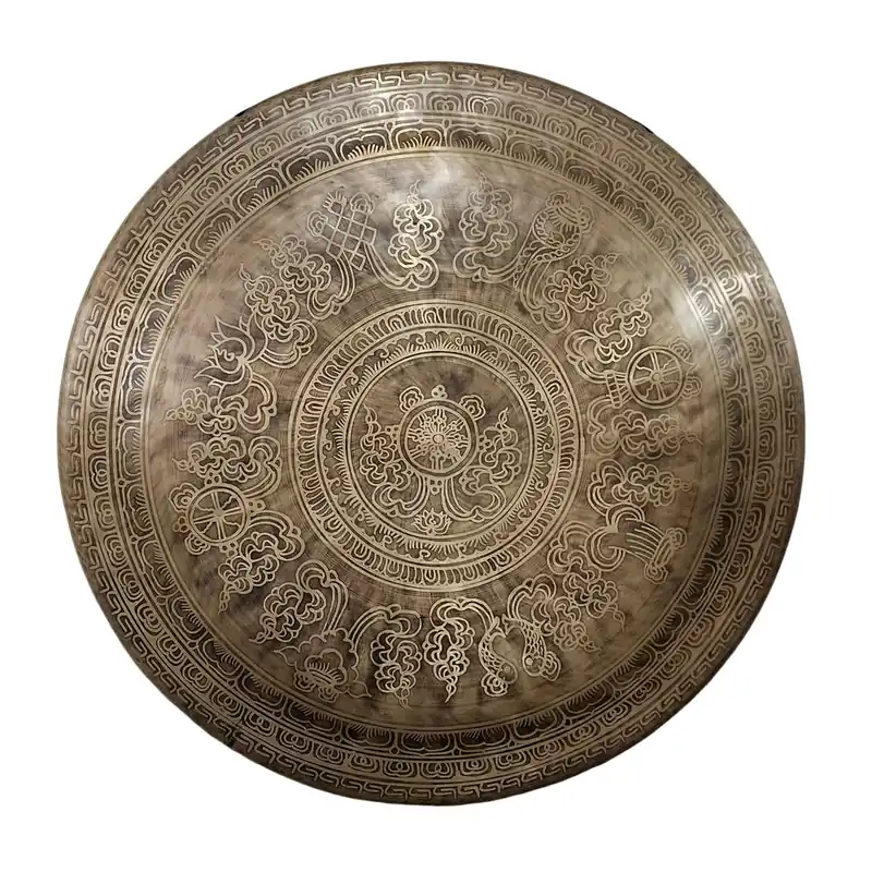 Gong Mandala en Bronze – Instrument de Guérison Sonore Puissant pour la Méditation