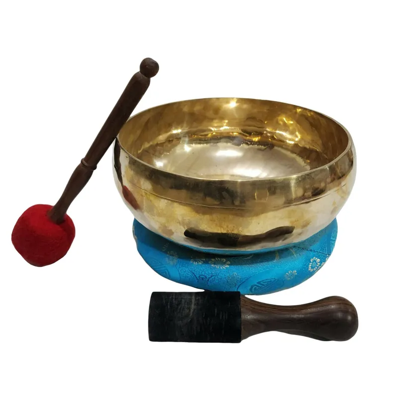 Bol chantant en bronze à sept métaux pour la méditation
