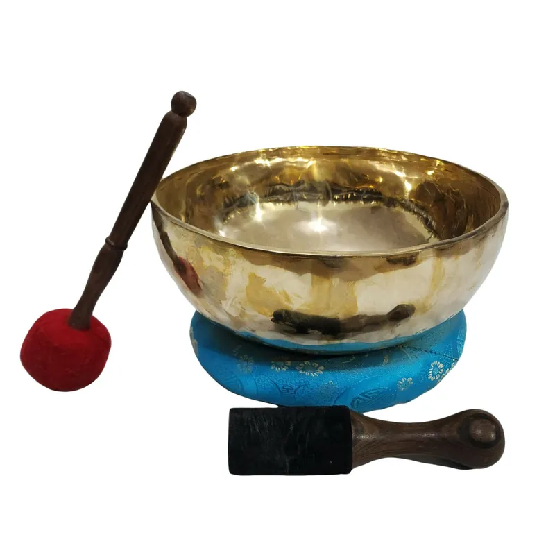 Bol chantant en bronze sept métaux pour la méditation