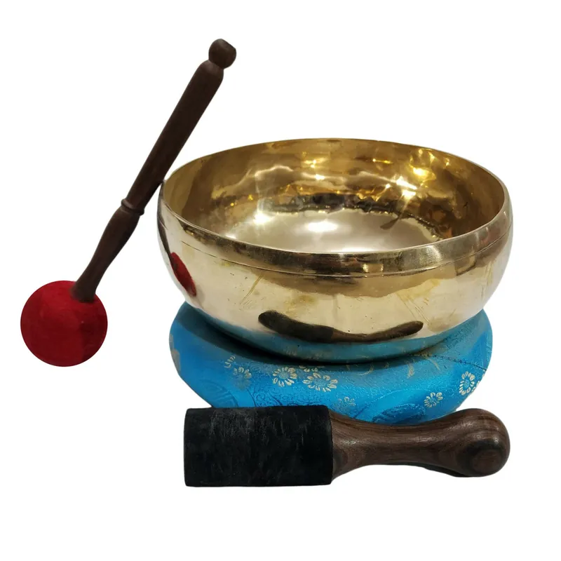 Bol chantant en bronze sept métaux pour la méditation