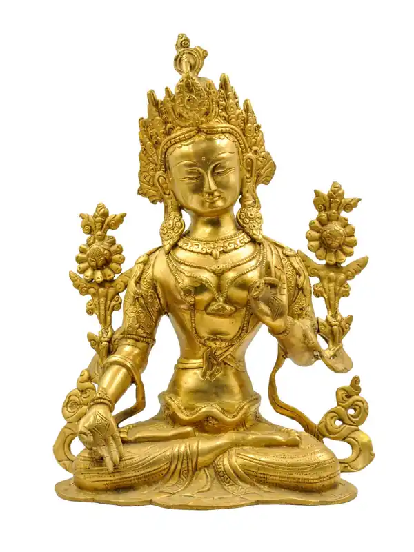 Statue de Tara Blanche de 38 cm