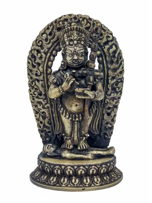 Statue en bronze de Mahakala Panjaranatha – Symbole de Protection et de Transformation