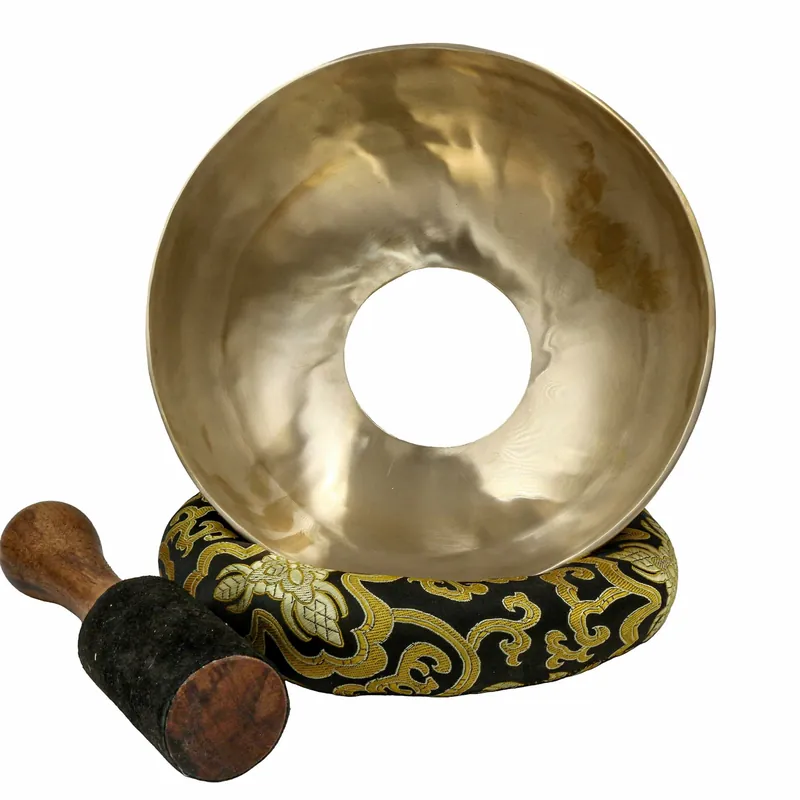 Bol chantant bouddhiste en bronze sept métaux