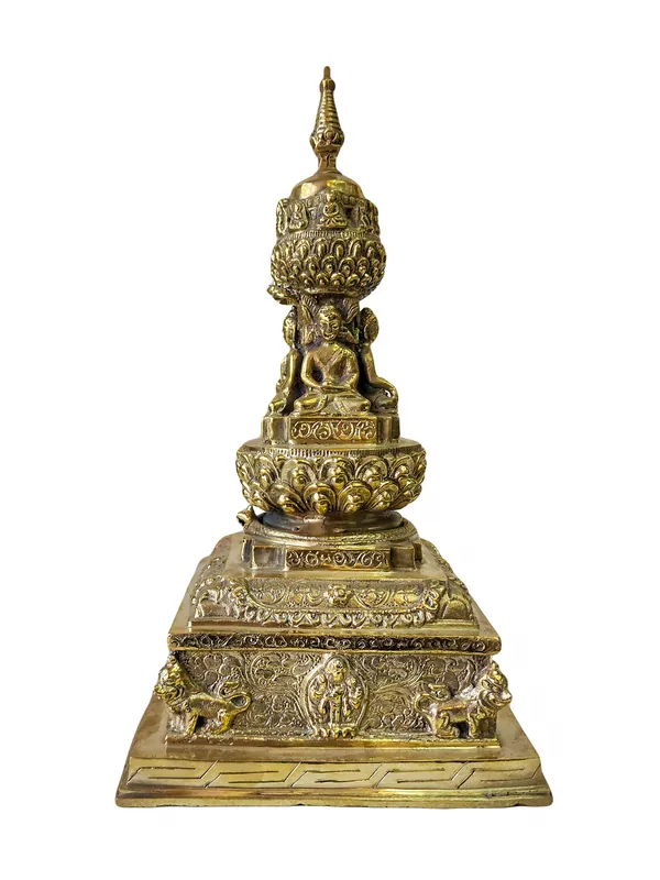 Stupa Newari avec Bouddhas amovibles