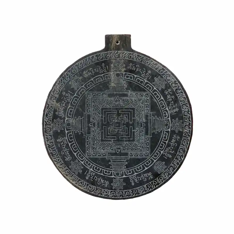 Mandala Kalachakra en ardoise