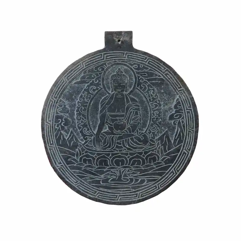 Statue en ardoise de Shakyamuni Bouddha