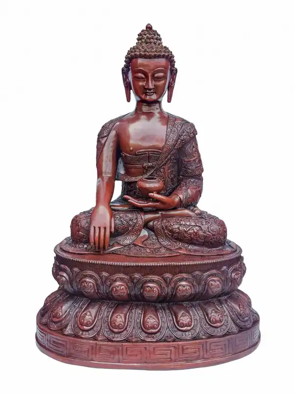 Statue en cuivre de Shakyamuni Bouddha – 62 cm