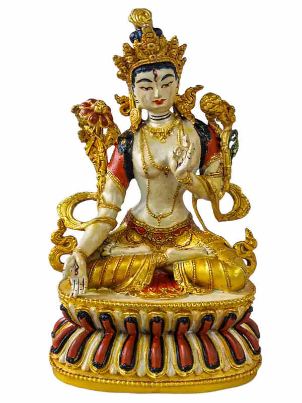 Statue miniature de 15 cm de la Tara Blanche