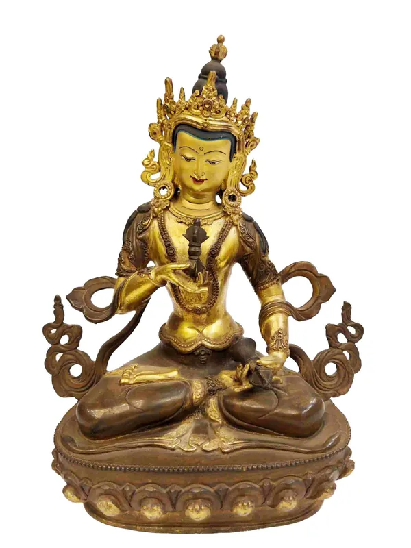 Statue tibétaine de Vajrasattva – divinité puissante pour la purification