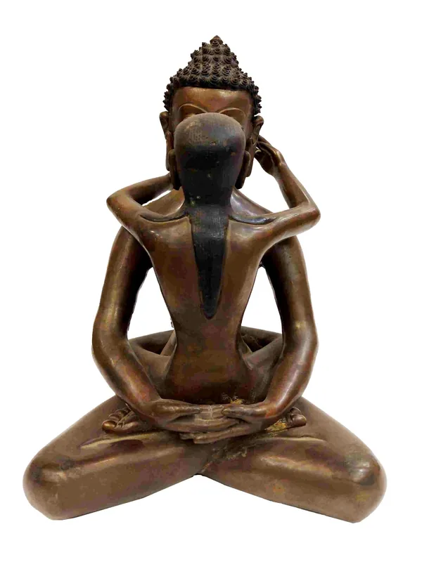 Statue de Samantabhadra de 22 cm