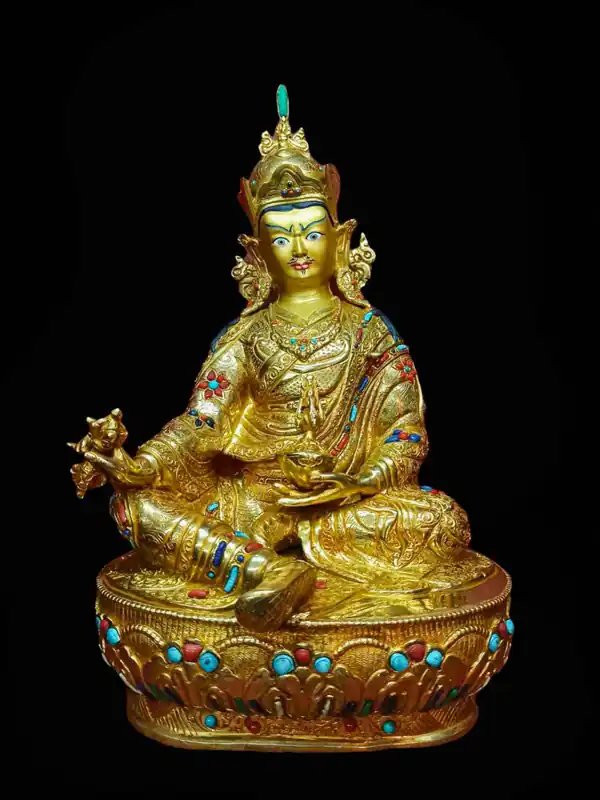 Statue du Guru Padmasambhava tibétain