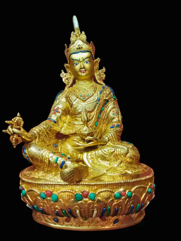 Statue faite à la main du Guru Padmasambhava
