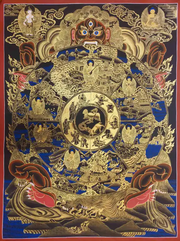 La Thangka de la Roue de la Vie – Samsara