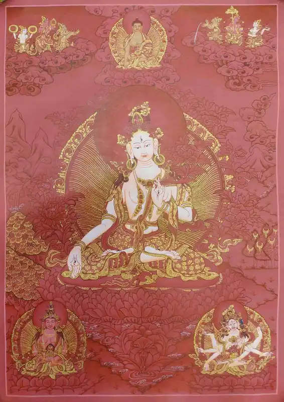 Peinture de la Tara Blanche avec Namgyalma