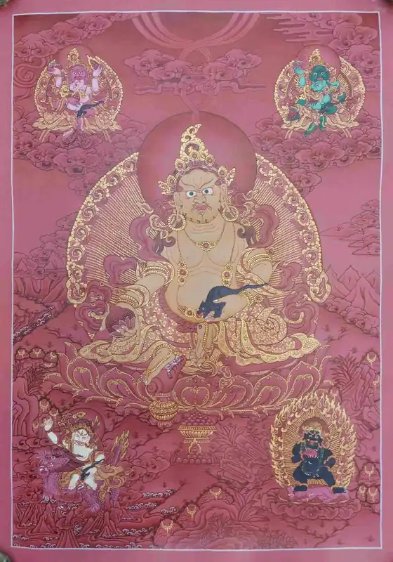 Peinture de Pancha Jambhala