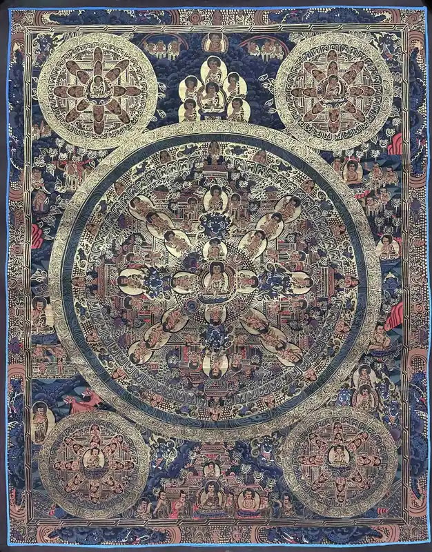 Pancha mandala traditionnelle