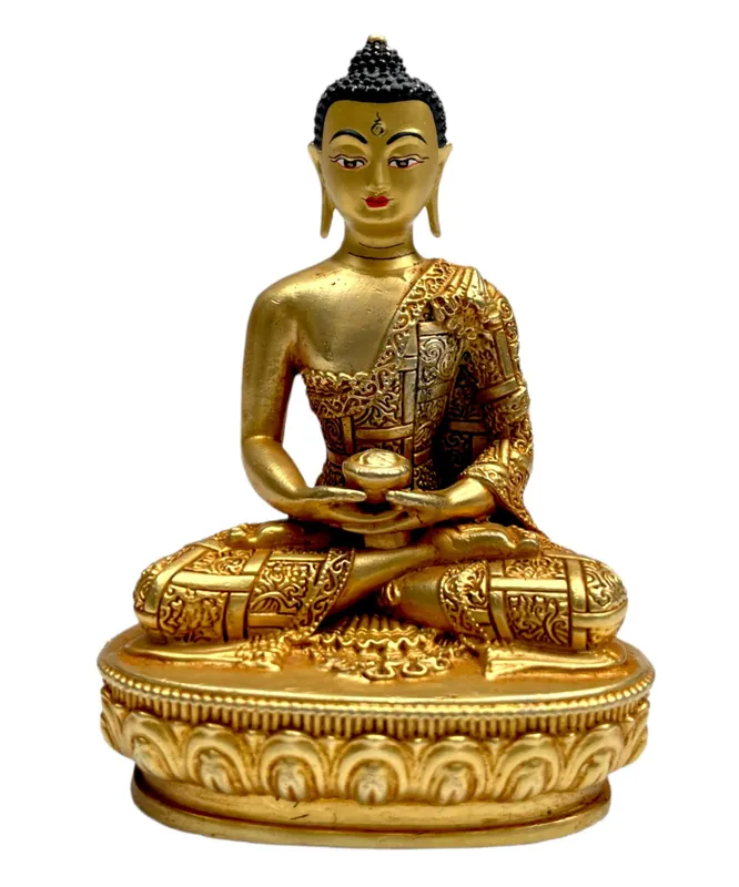 Statue traditionnelle d’Amitabha Bouddha du Népal