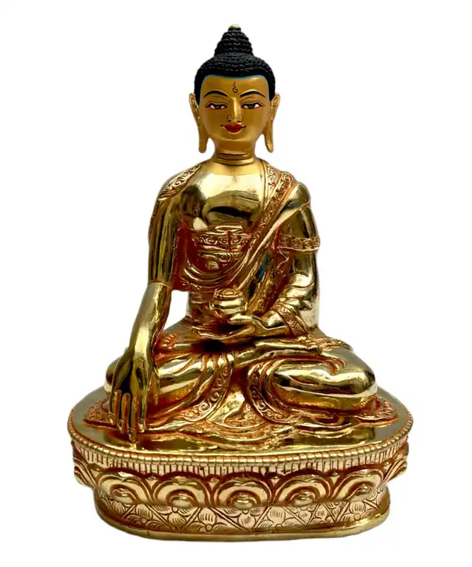 Statue bouddhiste du Bouddha Shakyamuni du Népal