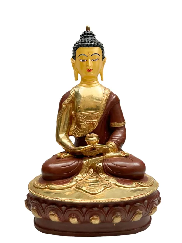 Statue bouddhiste d’Amitabha Bouddha du Népal