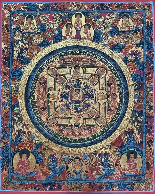 Thangka mandala du Bouddha Shakyamuni