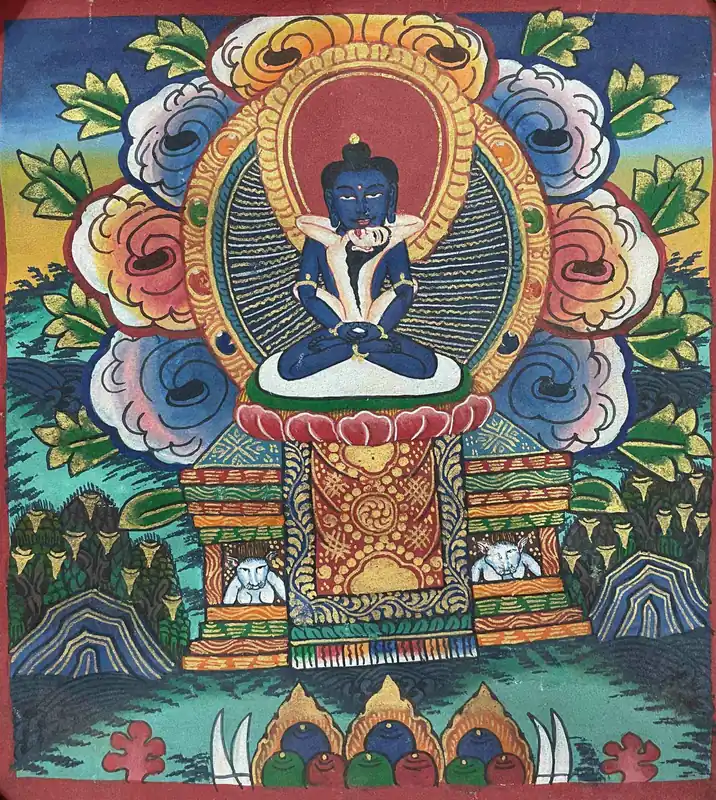 Art thangka de Samantabhadra