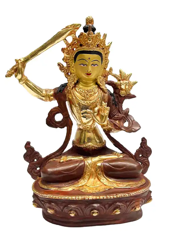 Statue de Manjushri de 23 cm