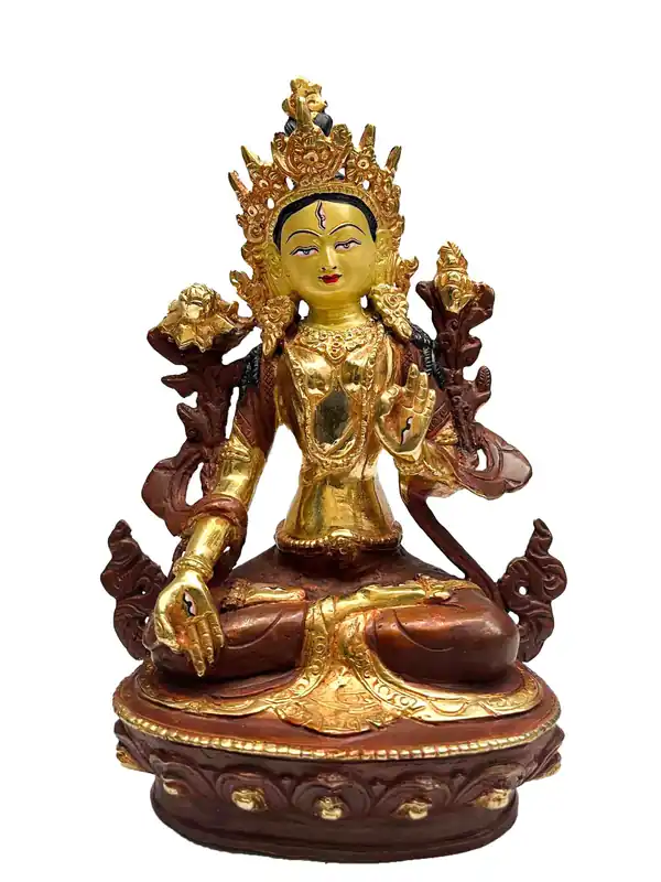 Statue traditionnelle de Tara Blanche du Népal