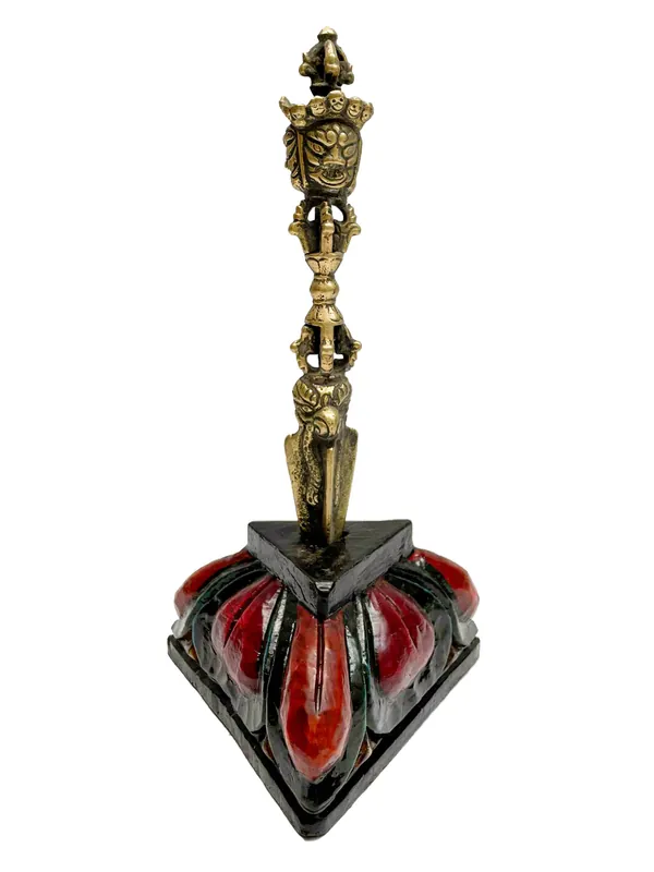 Phurba de 20 cm avec un corps en Vajra
