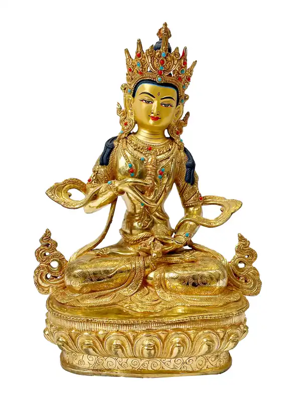 Statue rituelle de Vajrasattva – divinité puissante pour la purification