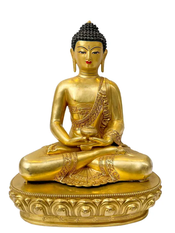 Statue tibétaine d’Amitabha Bouddha