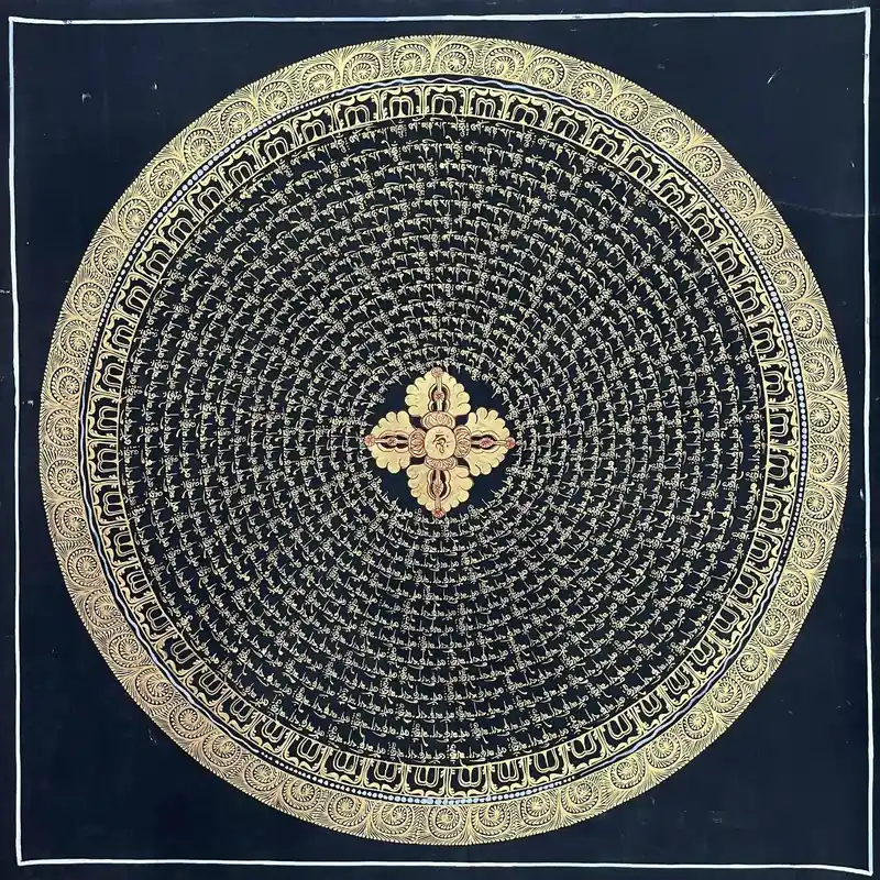 Art du mandala à double dorje