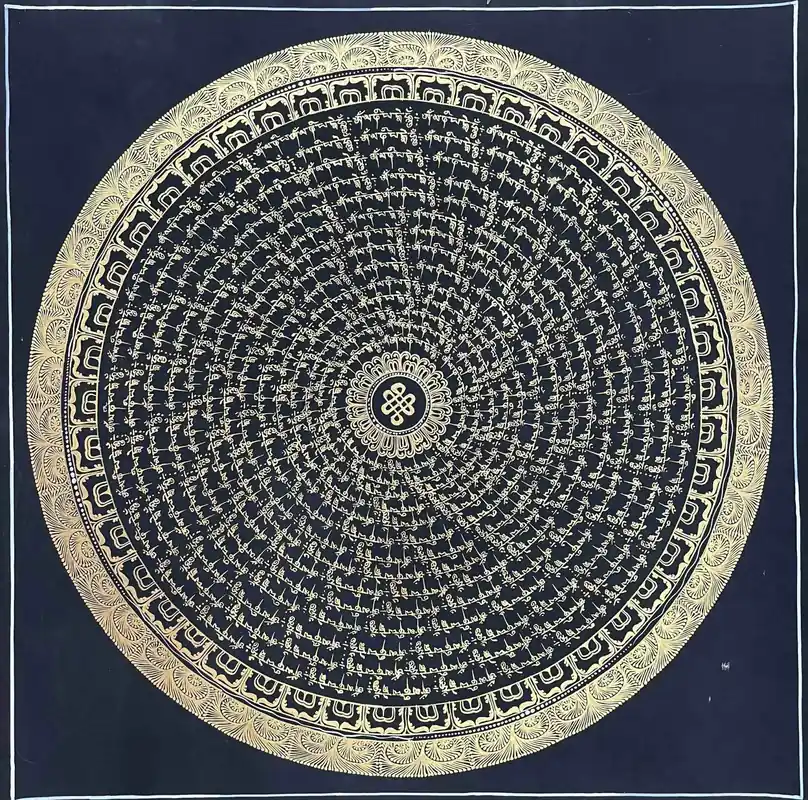 Mandala du nœud sans fin