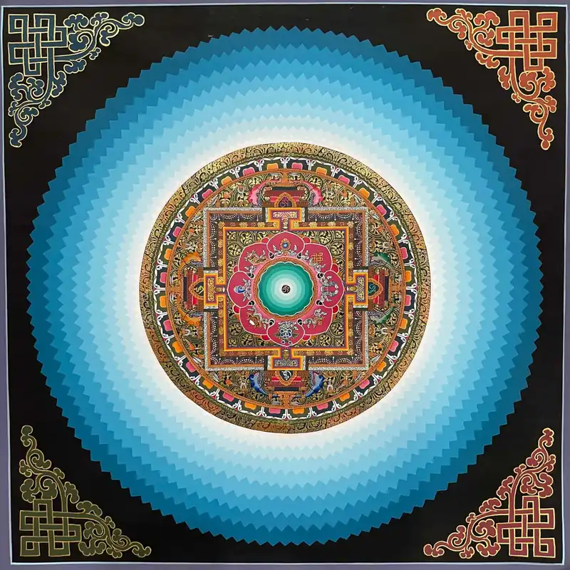 Le mandala d’art du mantra Om