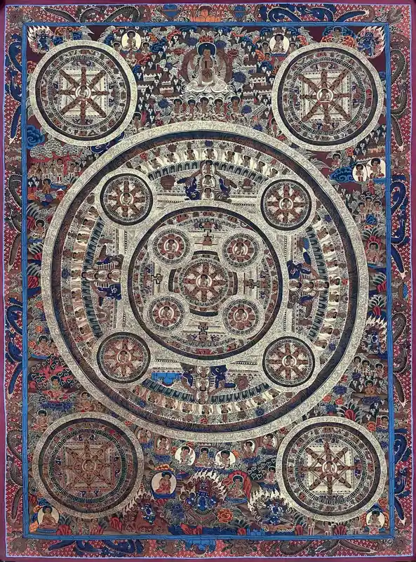 90 cm mandala du Bouddha
