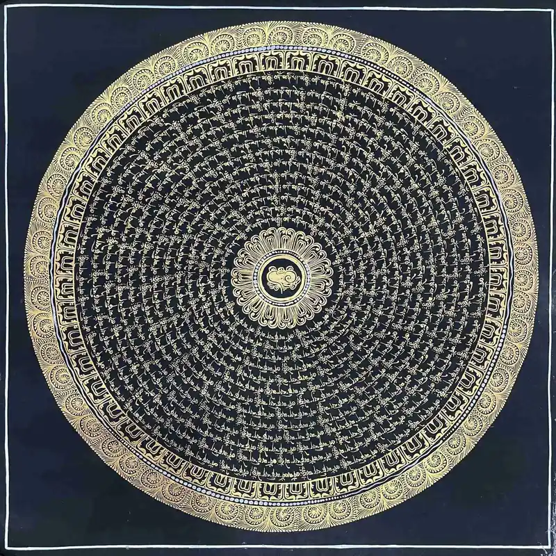 Le mandala tibétain est un symbole auspicieux.