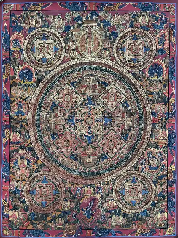 Mandala bouddhiste de Shakyamuni Bouddha