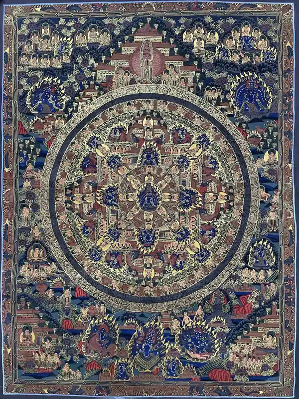 Mandala traditionnel de Shakyamuni Buddha