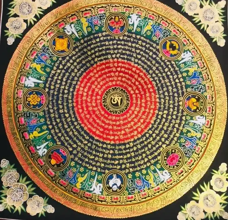 50*50 cm Mantra Mandala