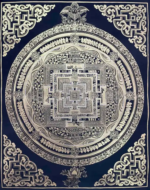 50 cm mandala de Kalachakra