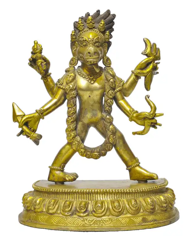 Statue de Yamantaka de 19 cm