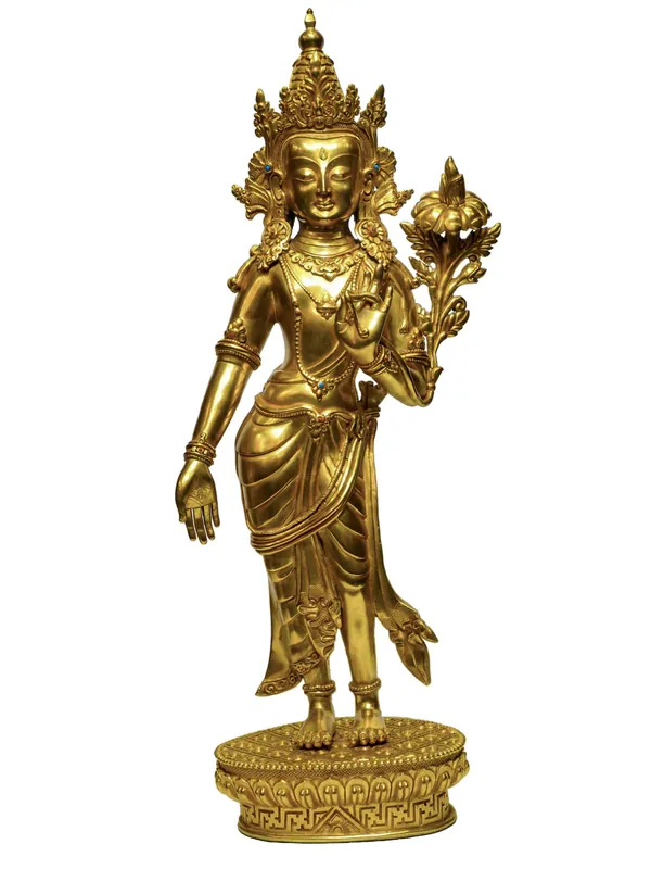 Statue de Padmapani Lokeshvara de 43 cm