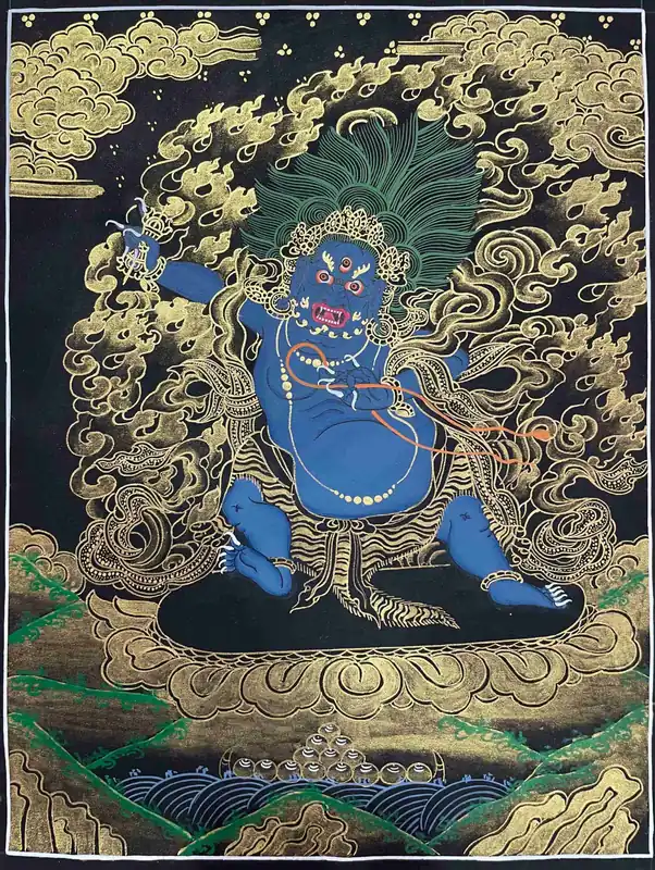 Art traditionnel de la peinture de Vajrapani