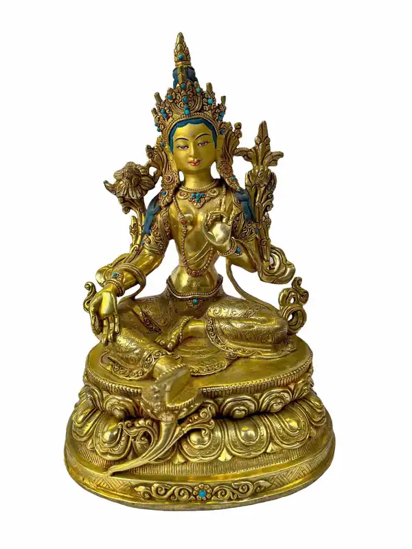 Statue de Tara verte de 20 cm