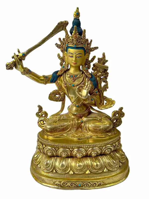Statue de Manjushri de 20 cm