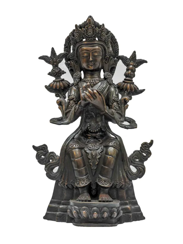 Statue du Bouddha Maitreya de 24 cm