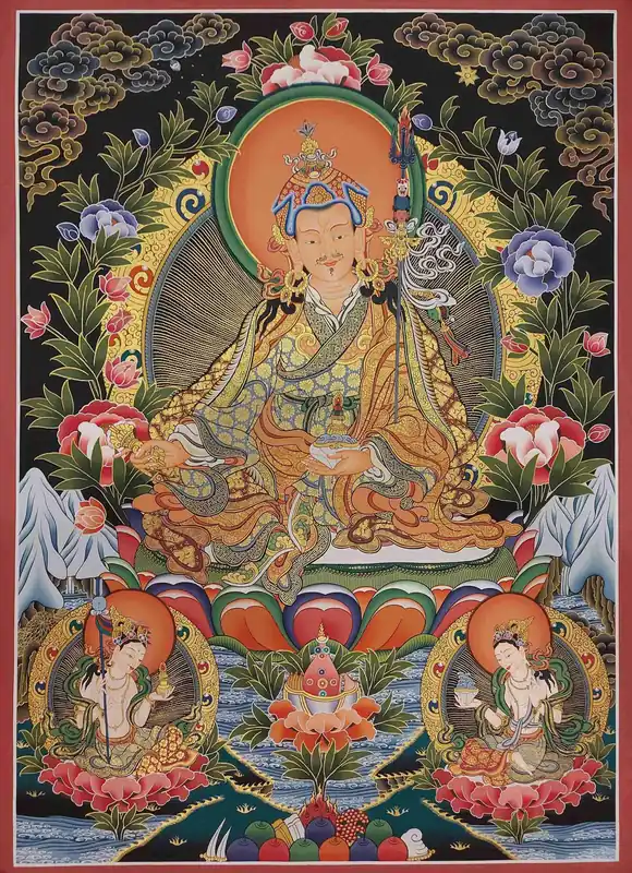 Peinture de Padmasambhava du Népal