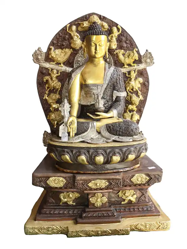 Statue du Bouddha de médecine de 63 cm