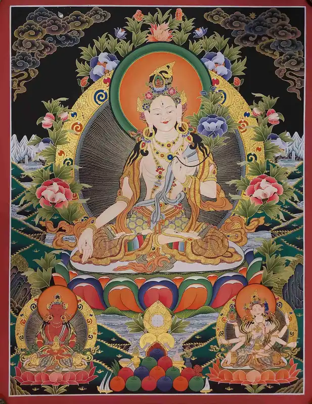 Tangka de la Tara Blanche avec Namgyamla