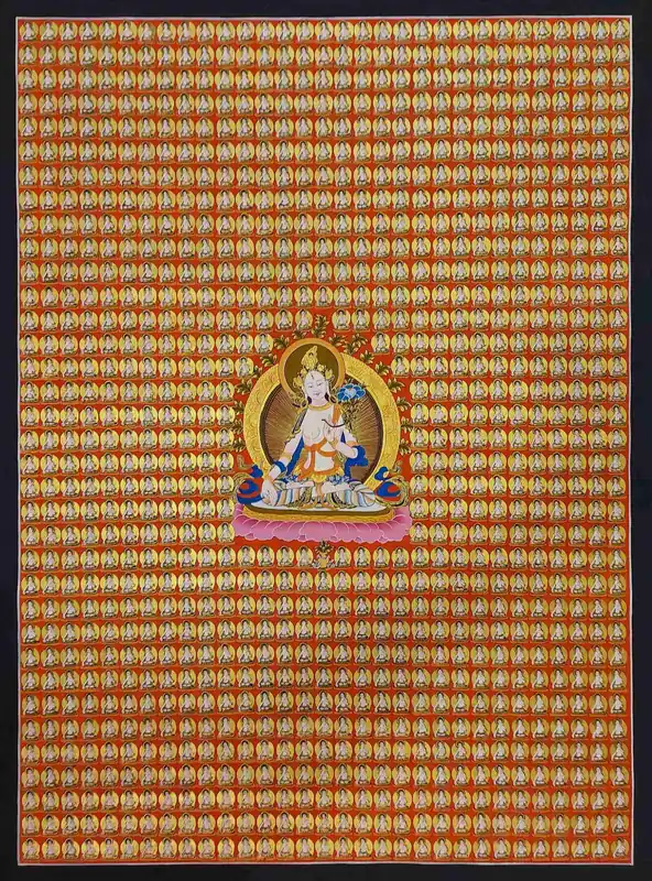 1000 thangkas de Tara Blanche